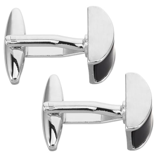 COLLBATH 2 Elegante Manschettenknöpfe Für Herren: Hemdknöpfe Mit Zeitlosem Reiz – Manschettenknopfschmuck Für Männer – Stilvoller Französischer Verbindungsverschluss Für Hemden von COLLBATH