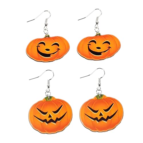 COLLBATH 2 Paar Damen Ohrringe mit Design Kreative Halloween Dekoration Hochwertigem Harz Langlebige Hautfreundliche Materialien für Besondere Anlässe COLLBATH 2 Paar Damen Ohrringe mit Design Kreative Halloween Dekoration Hochwertigem Harz Langlebige Hautfreundliche Materialien für Besondere Anlässe von COLLBATH