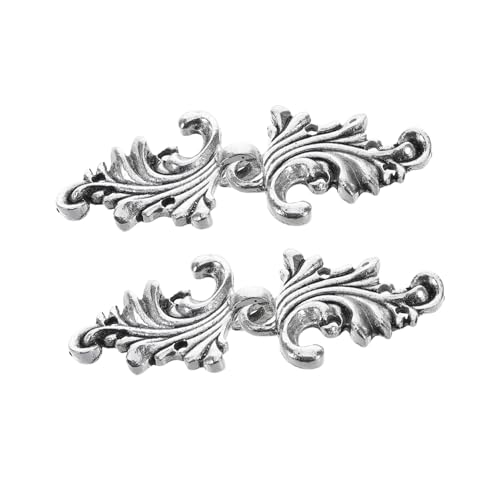 COLLBATH 2 Paar Vintage Cinch Clips Für Kleidung Kleine Metallschnallen Zum Zusammenziehen Von Pullovern Und Schals Retro Ösenschnallen von COLLBATH