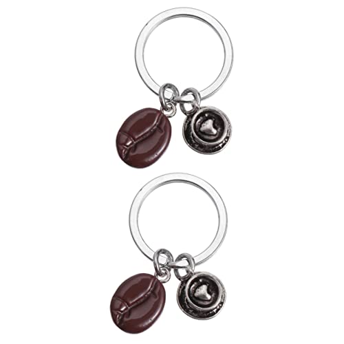 COLLBATH 2 Stück Herz-bohnen-schlüsselanhänger Für Schlüsselhalter Und Tasche Metall-schlüsselanhänger COLLBATH 2 Stück Herz-bohnen-schlüsselanhänger Für Schlüsselhalter Und Tasche Metall-schlüsselanhänger von COLLBATH