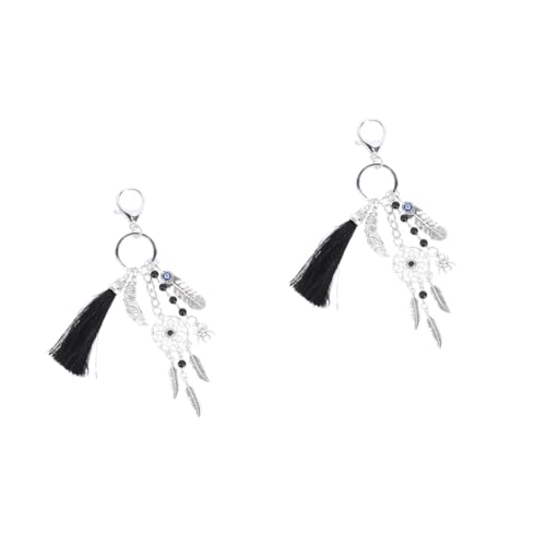 COLLBATH 2stücke Boho Schlüsselanhänger Mit Quaste Und Multifunktionales Hängeornament Für Taschen Rucksäcke Und Schlüssel Als Für Neujahr Für von COLLBATH