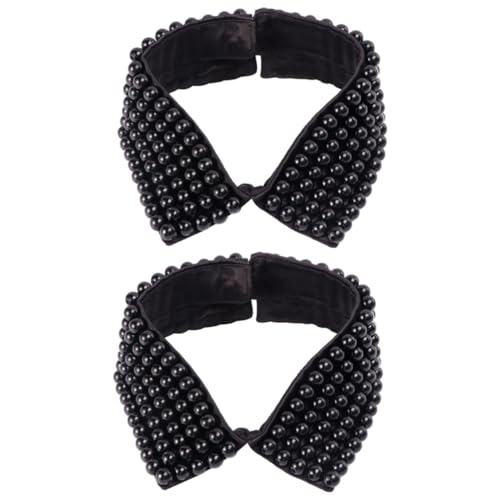 COLLBATH 2 Stück Vielseitiger Modekragen Falscher Kragen Für Damen Elegantes Spitzen-ausschnitt-accessoire Für Party Und Hochzeit von COLLBATH