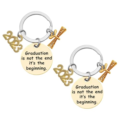 COLLBATH 2 Stück Schlüsselanhänger Zum Schulabschluss Aus Edelstahl Für Frauen Und Männer COLLBATH 2 Stück Schlüsselanhänger Zum Schulabschluss Aus Edelstahl Für Frauen Und Männer von COLLBATH