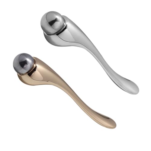 COLLBATH 2 Stück Augen Massage Sticks aus Glatte Oberfläche Einfache Augencreme Kühlend zur Entspannung und Reduzierung von Augenringen für Damen und Herren von COLLBATH