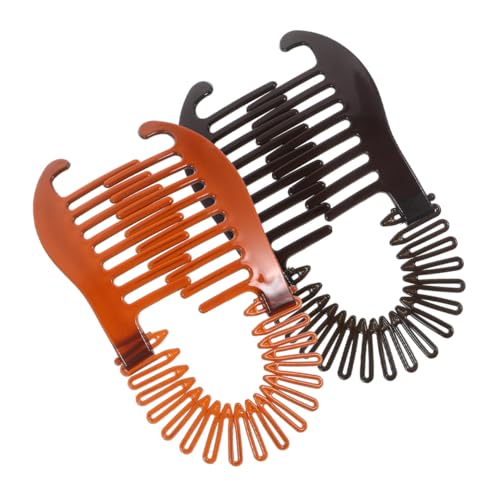 COLLBATH 2 Stück Banana Hair Clips aus Kunststoff Rutschfeste Haarklammern für Dickes und Dünnes Haar Eleganter Ponytail Halter Vielseitig für Damen bei Party Hochzeit Alltag Geeignet von COLLBATH