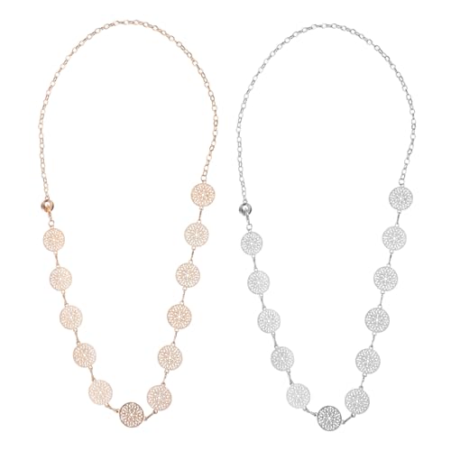 COLLBATH 2 Stück Bauchschmuck Jeanskette Körpergürtel Boho Stil Modeschmuck für Frauen und Mädchen Gold und Silber COLLBATH 2 Stück Bauchschmuck Jeanskette Körpergürtel Boho Stil Modeschmuck für Frauen und Mädchen Gold und Silber von COLLBATH