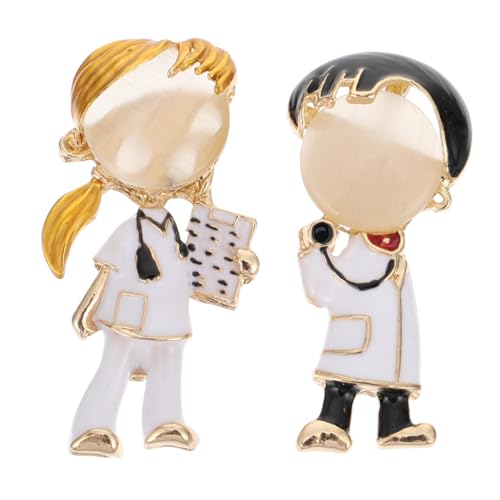 COLLBATH 2 Stück Cartoon Broschen Niedliche Animationsbroschen für Studenten Dekorative Anstecknadeln für Taschen Schals Hüte Langlebig Wiederverwendbar Formelle Anlässe von COLLBATH