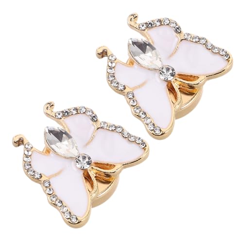 COLLBATH 2 Stück Damen Manschettenknöpfe mit Legierung Hemdknöpfe für Hochzeiten Formelle Anlässe Glänzende Hemdknopfabdeckungen von COLLBATH