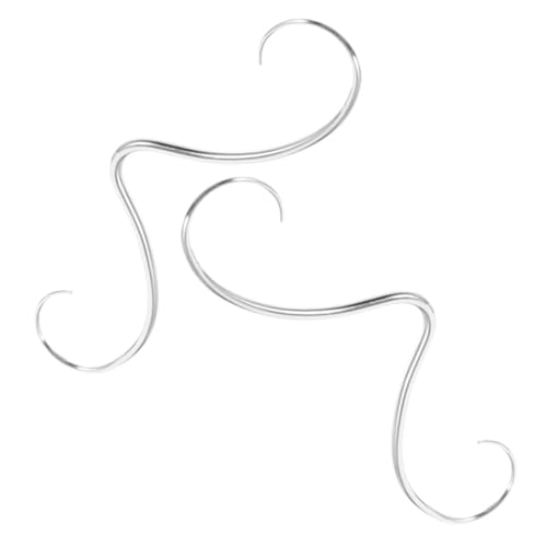 COLLBATH 2 Stück Edelstahl Septum Nasenring Schnurrbart Design Körperpiercing Schmuck Komfortabel Sicher Für Damen Herren Vielseitiges Accessoire Für Party Hochzeit Auftritt von COLLBATH