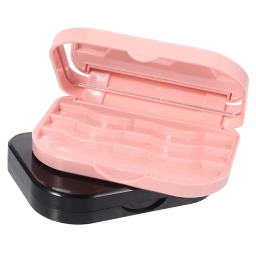 COLLBATH 2 Stück Eyelash Organizer Box Teiliges aus Robustem Wasserdichtem Kompakte Make Up Aufbewahrungsbox für Falsche Wimpern Tragbar für Reisen Alltag und Kosmetikbeutel von COLLBATH