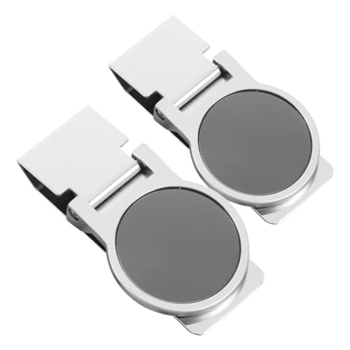 COLLBATH 2 Stück Geldclip aus Edelstahl Schlanker Metall Geldscheinklammer mit Glattem Finish Sicherer Cash Clip für Männer Vielseitiger Geldklammer Ersatz für Einfache Handhabung von von COLLBATH