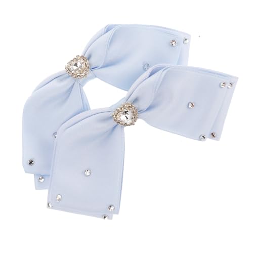 COLLBATH 2 Stück Haarschleifen Clips für Funkelnde Haarspangen mit Alligatorclip Vielseitig Einsetzbar für Besondere Anlässe Langlebig Sicher im Halt Glitzernde Strassdetails für Festliche von COLLBATH