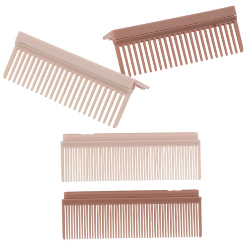 COLLBATH 2 Stück Hitzebeständiger Haarglätter Kammaufsatz aus Kohlefaser Abnehmbarer Styling Clip für Schonendes Entwirren Schnelles Glätten und Vielseitige für Damen und Herren von COLLBATH