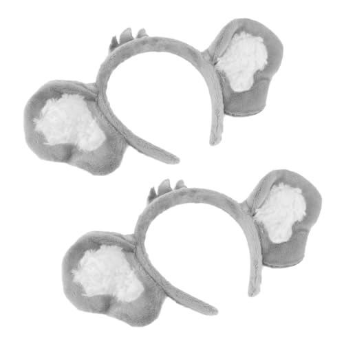 COLLBATH 2er Satz Koala Ohr Stirnband Ebene Haarreifen Cosplay Kopfbedeckung Für Erwachsene Und Kinder von COLLBATH
