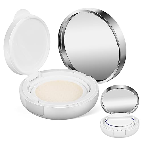 COLLBATH 2 Stück Kompakte Leichte Make Up Puderboxen mit Schwamm Langlebige Wiederverwendbare Behälter für Losen Puder und Reise für Frauen Unterwegs von COLLBATH
