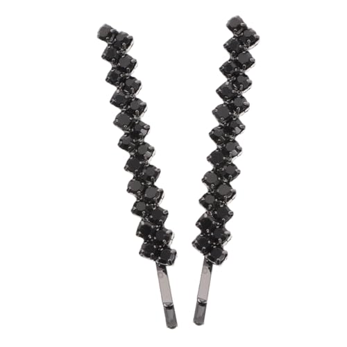 COLLBATH 2 Stück Kristall Haarnadeln Dekorative Mädchen Braut Haarschmuck Für Frauen Geformte Bobby Haarnadeln Mit Farbigen Juwelen Hochzeits Haarspange Strass Haarnadel Glitzernde von COLLBATH
