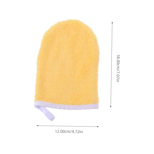 COLLBATH 2 Stück Makeup Entferner Handschuhe Mikrofaser Waschbar Wiederverwendbar Sanftes Gesicht Reinigungs Tuch Gelb für Hautpflege und Make Up Entfernung COLLBATH 2 Stück Makeup Entferner Handschuhe Mikrofaser Waschbar Wiederverwendbar Sanftes Gesicht Reinigungs Tuch Gelb für Hautpflege und Make Up Entfernung von COLLBATH