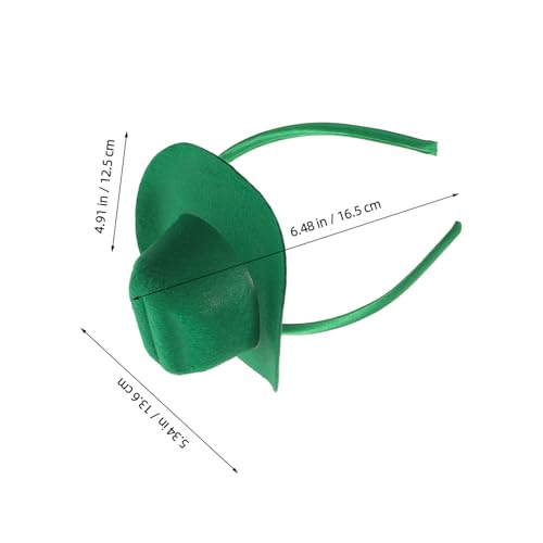 COLLBATH 2 Stück Mini Cowboy Hut Haarreifen Festival Accessoires für Damen Mädchen Western Party Kopfschmuck Leichte Bequemes Tragen für Halloween Geburtstag Karneval von COLLBATH