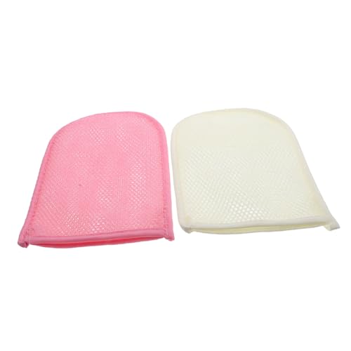 COLLBATH 2 Stück Peeling badewaschhandschuhe Doppelseitige Stark Schäumende Exfolierende Duschhandschuhe für Männer und Frauen Sanfte Hautreinigung und Effektives Körperpeeling von COLLBATH