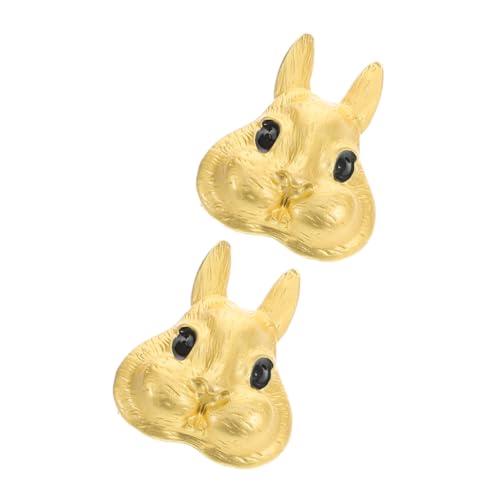 COLLBATH 2stücke Kaninchen-anstecknadeln Vintage-hasen-brosche Aus Legierung Damen Tiermotiv Brosche Für Kleider Mäntel Partys Hochzeiten Alltag Schmuck Accessoire von COLLBATH
