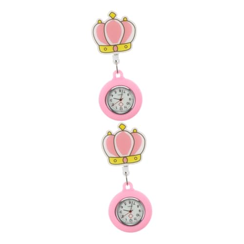 COLLBATH 2 Stück Schöne Clip-on-taschenuhr Für Zeiger Robustes Quarzwerk Vorhanden von COLLBATH