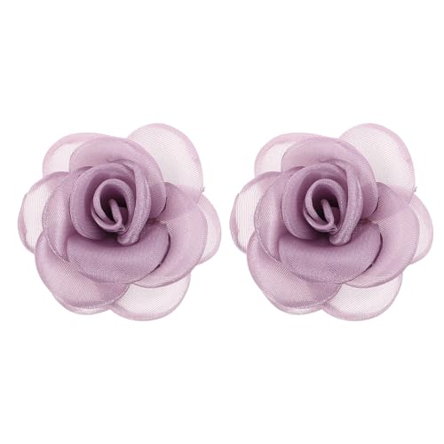 COLLBATH 2 Stück Schuhclips mit Rosenblumen – High Heels, Sandalen, Taschenanhänger, abnehmbare Schuhschnalle mit Blumenmuster, Zubehör für Frauen, Hochzeiten und Partys von COLLBATH
