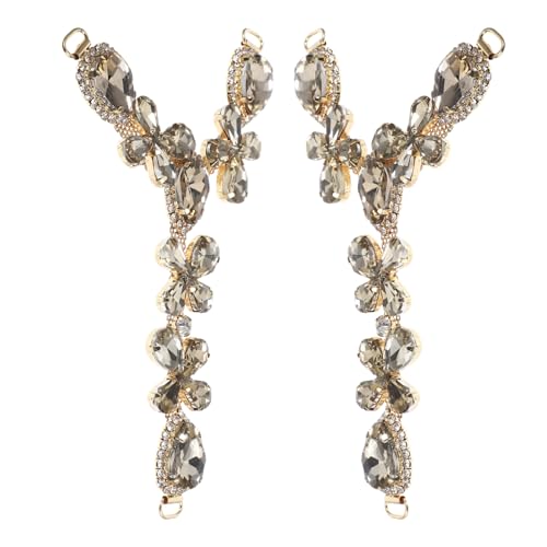 COLLBATH 2 Stück Schuhketten für Damen Fußschmuck für Sandalen Hausschuhe und Strandmode Robuste Accessoires für Urlaub und Freizeit von COLLBATH