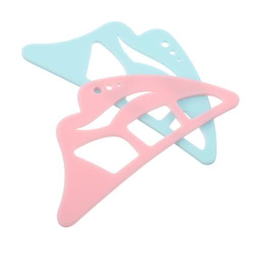 COLLBATH 2 Stück Silikon Eyeliner Schablonen Wiederverwendbar Weich Hautfreundlich Ergonomisch Für Katzenaugen Winged Look Präzises Make-up Hilfsmittel Reisegeeignet von COLLBATH