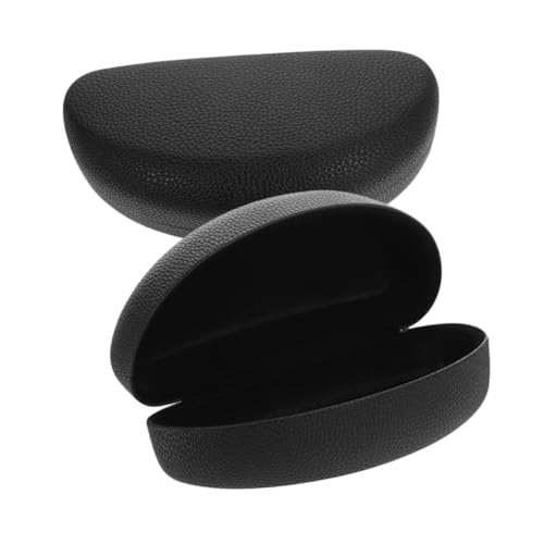 COLLBATH 2stücke Hartschalen Brillenetui Aus Leder Schutzhülle Für Sonnenbrillen Und Lesebrillen Eleganter Organizer Für Unterwegs Für Erwachsene Und Reisen von COLLBATH