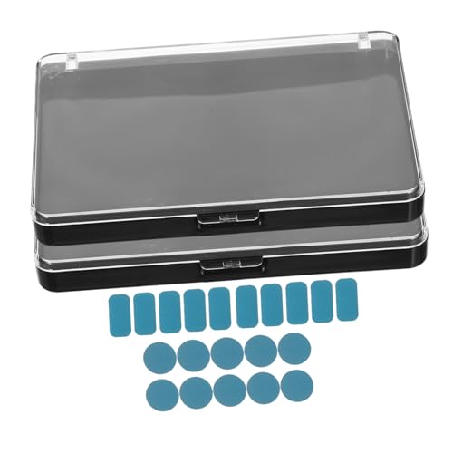 COLLBATH 2stücke Leere Make-up-palette Mit Transparentem Deckel Für Lidschatten Reisen Alltag Lidschattenpfannen Kosmetikpalette von COLLBATH