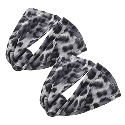 COLLBATH 2 Stück Dutt Maker Für Frauen Und Mädchen Leopard Haargummi Haarstyling Tool Leichtgewichtig Für Tägliche Dekoration von COLLBATH