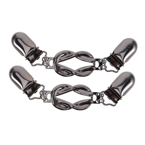 COLLBATH 2 Stück Vintage Strickjacken Clips Kragenclip für Damen Funktionale Schalspange für Pullover Cardigans und Blusen Einfach zu Befestigen Modischer Retro Schmuck für Kleidung von COLLBATH