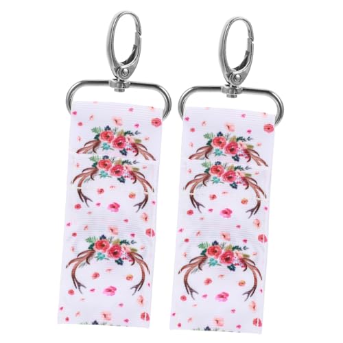 COLLBATH 2 Stücke Lippenstift Schlüsselanhänger Geweih Design Beutel Für Auto Tasche Geldbörse von COLLBATH
