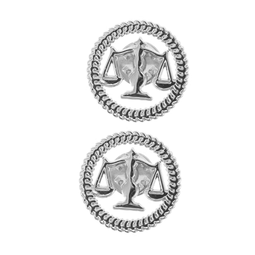 COLLBATH 2 Stücke Scale Of Justice Pin Elegante Anstecknadel für Anwälte und Jurastudenten Metallbrosche für Anzüge und Mäntel Leicht und Symbolisch Geeignet für Männer und Frauen im von COLLBATH