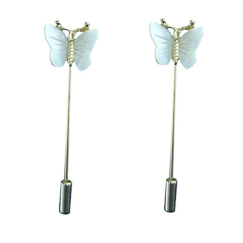 COLLBATH 2 Stücke Teiliges Brosche Legierung mit Natürlicher Muscheleinlage Anstecknadel für Damen Vielseitig Kombinierbar für Kleidung Taschen Schals und von COLLBATH