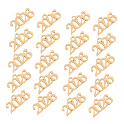 COLLBATH 20 Stück Jubiläumszahlen Charms für Diy Schmuck Schlüsselanhänger und Bastelprojekte Robuste Vielseitige Jahr Nummern für Kreative Designs von COLLBATH