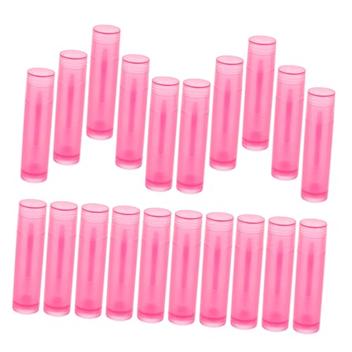 COLLBATH 20 Stück Lippenpflegestift Tuben zum Nachfüllen Leere Kosmetische Lippenstifthülsen für DIY Lip Balm Drehbare Lippenbalsam Behälter Tragbare Lippenpflege Verpackung für Reisen und von COLLBATH