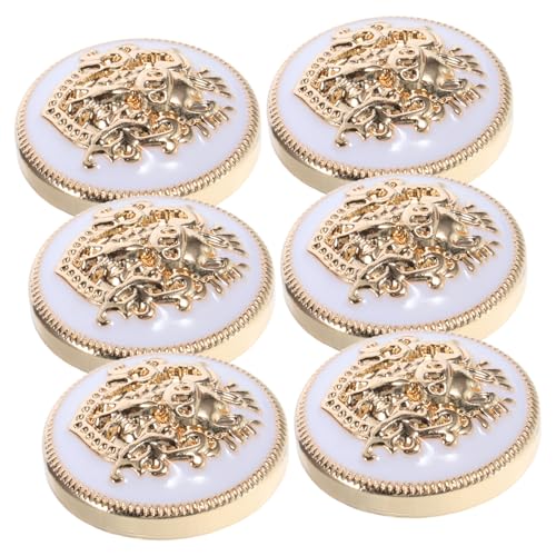 COLLBATH 20 Stück Metallknöpfe Retro Dekoknöpfe Verzierungen Metall Blazerknopf Anzüge Mäntel Knöpfe Hemdknöpfe Kleine Knöpfe Mode Dekoknöpfe Weiß Zinklegierung COLLBATH 20 Stück Metallknöpfe Retro Dekoknöpfe Verzierungen Metall Blazerknopf Anzüge Mäntel Knöpfe Hemdknöpfe Kleine Knöpfe Mode Dekoknöpfe Weiß Zinklegierung von COLLBATH