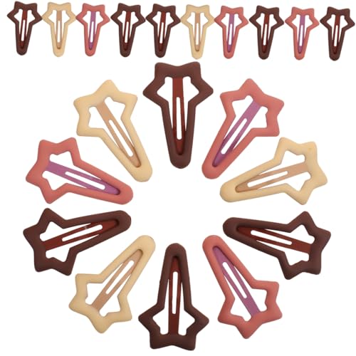 COLLBATH 20 Stück Teiliges Haarspangen Mädchen Niedliche Leichte Resin haarclips mit Glitzer Vielseitige Haarklammern für Alltag Party Weihnachten und Festliche Anlässe von COLLBATH