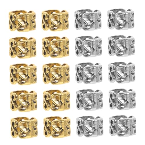 COLLBATH 20 Stück Teiliges Retro Haarklammern in Ethno stil Spiral haarringe aus Langlebiger für Dreadlocks Zöpfe und Vielseitige Flechtfrisuren Modischer Haarschmuck für Frauen und von COLLBATH