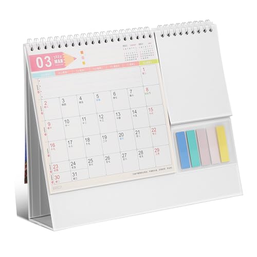 COLLBATH Monatskalender 2025 Von Calendars Desk Planner Süßer Kalender Für Frauen Kleiner Desktop-Kalender Inspirierende Kunstwerke von COLLBATH