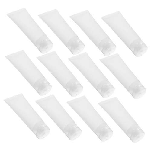 COLLBATH 20stücke Reise Kosmetische Behälter Wiederverwendbare Lotion Quetschflasche Füllbare Handcreme Und Gesichtsreinigung Tuben Für Reisen -frei Mit Auslaufsicherem Design von COLLBATH