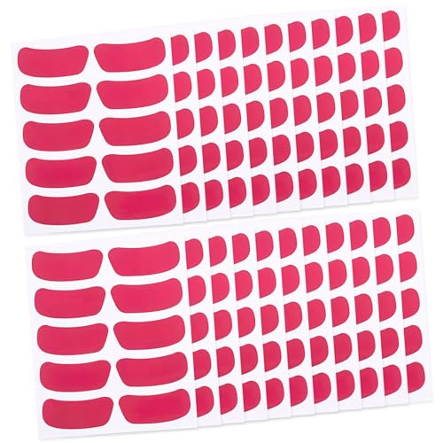 COLLBATH 22 Blatt Sportliche Pvc-augenstreifen in Tiefrosa Selbstklebende Unter-augen-sticker Hautfreundlich Wasserfest Für Baseball Football Softball Hockey und Outdoor-sportarten von COLLBATH