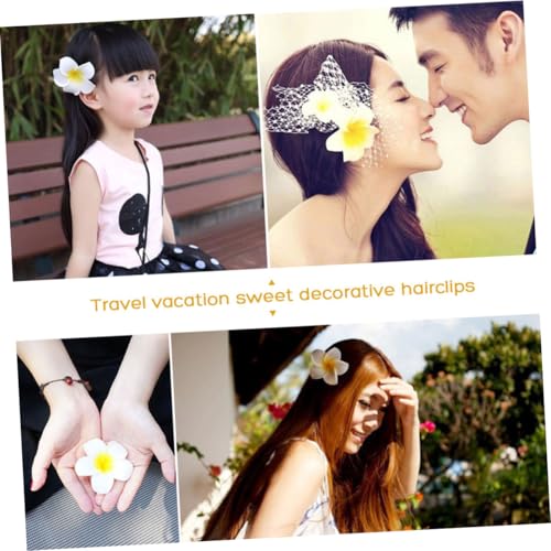 COLLBATH 24 Stück Teiliges Blüten haarspangen aus Langlebigem EVA und Metall Realistische Blumen designs Vielseitige Haarschmuck accessoires für Strand Reisen und Alltag Geeignet für Damen von COLLBATH