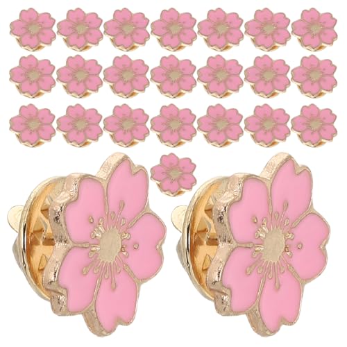COLLBATH 24 stücke Mode Niedlichen Cartoon Brosche Pins Für Frauen Emaille Kirschblüte Revers Pin Abzeichen Dekorative Blume Brosche Für Kleidung Jacken Rucksäcke hüte von COLLBATH