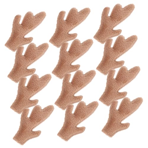 COLLBATH 25 Stücke Stirnband Drachen Horn Haar Zubehör Materialien Plüsch Horn Für Kopfschmuck Machen von COLLBATH