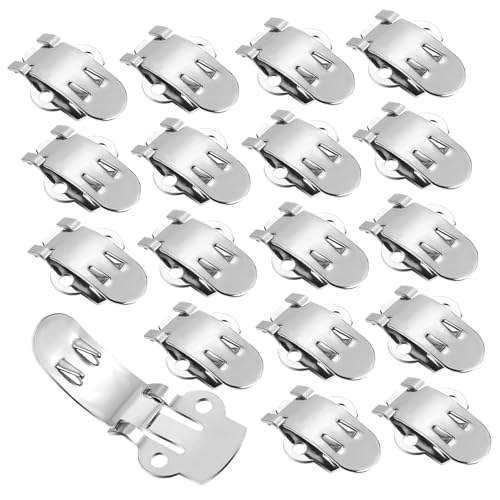 COLLBATH 25 Stk Edelstahl-Schuhs chnalle Schuhclips stainless steel Strass-Absätze Schuhe für Frauen Wohnungen Schuhclip aus Edelstahl Schuhschnallen für hohe Absätze Schuh schmücken von COLLBATH