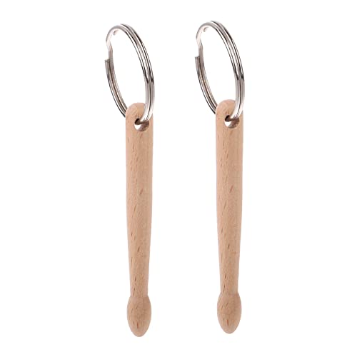 COLLBATH 2stücke Trommelstock Geformter Schlüsselanhänger Kreativer Schlüsselanhänger-Ornament Schlüsselring Für Tasche Schlüssel Handy COLLBATH 2stücke Trommelstock Geformter Schlüsselanhänger Kreativer Schlüsselanhänger-Ornament Schlüsselring Für Tasche Schlüssel Handy von COLLBATH