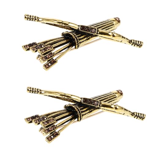 COLLBATH 2St Brosche mit und Bogen Armbänder Ohrringhalter Armband Ringe Strassbroschen Herren Brosche Vintage Anstecker Brosche für Männer Adler-Herrenbrosche Zinklegierung Golden COLLBATH 2St Brosche mit und Bogen Armbänder Ohrringhalter Armband Ringe Strassbroschen Herren Brosche Vintage Anstecker Brosche für Männer Adler-Herrenbrosche Zinklegierung Golden von COLLBATH