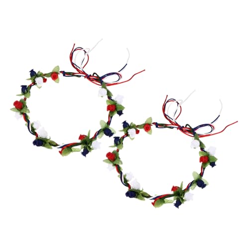 COLLBATH 2-teiliger Kranz-haarkranz-kopfschmuck Foto-requisite Für Strandfotos Angenehm Tragen von COLLBATH